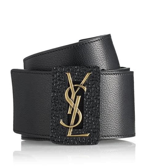 yves saint laurent logo belt.